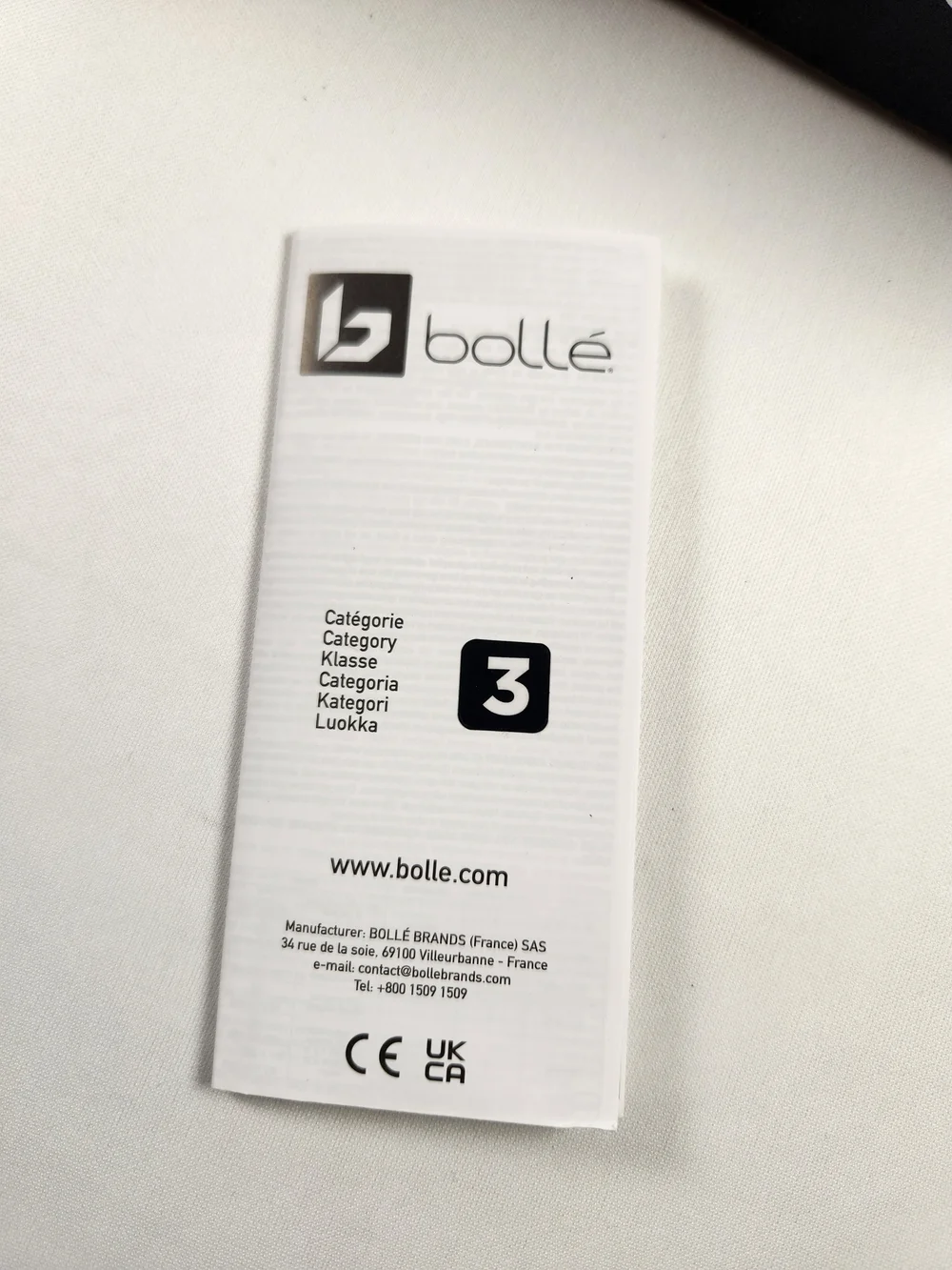 bolle Men's Black Frame Sunglasses with Blue Mirrored Lenses